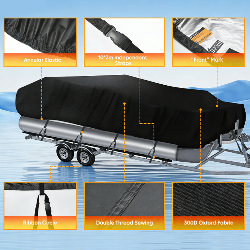 내구성이 뛰어난 보트 커버, 방풍 및 찢김 방지 디자인 - Fishing Boat Cover 리뷰 및 가격