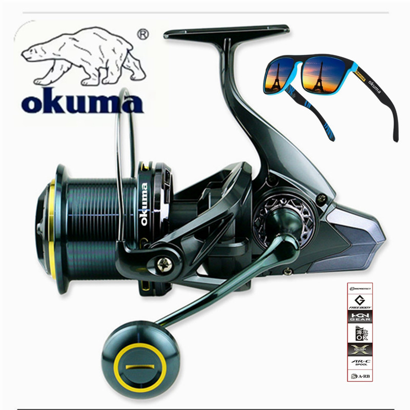 오쿠마 낚시릴 9000-14000 메탈 장거리 캐스팅  - Daiwa Reel Bg 리뷰 및 가격